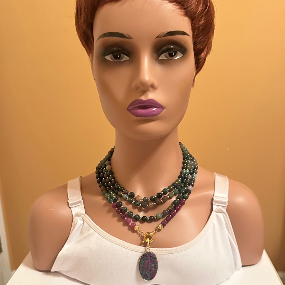 Multicolor Beaded Statement Necklace